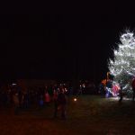 Rozsvícený vánoční strom